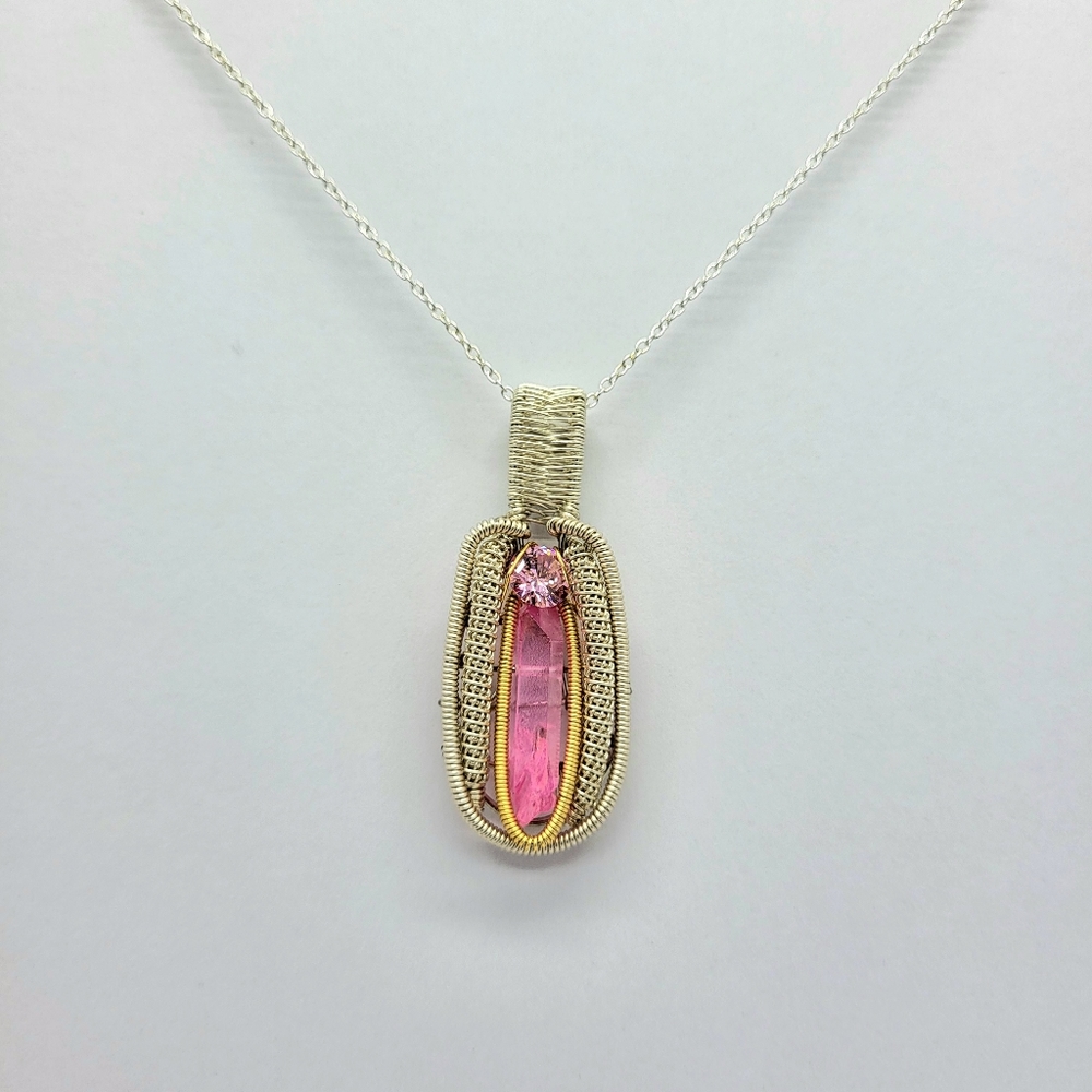 Handmade wire wrap necklace